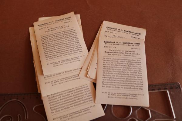 14 Sammelbilder  Sammelwerk Nr. 8 - Deutschland erwacht